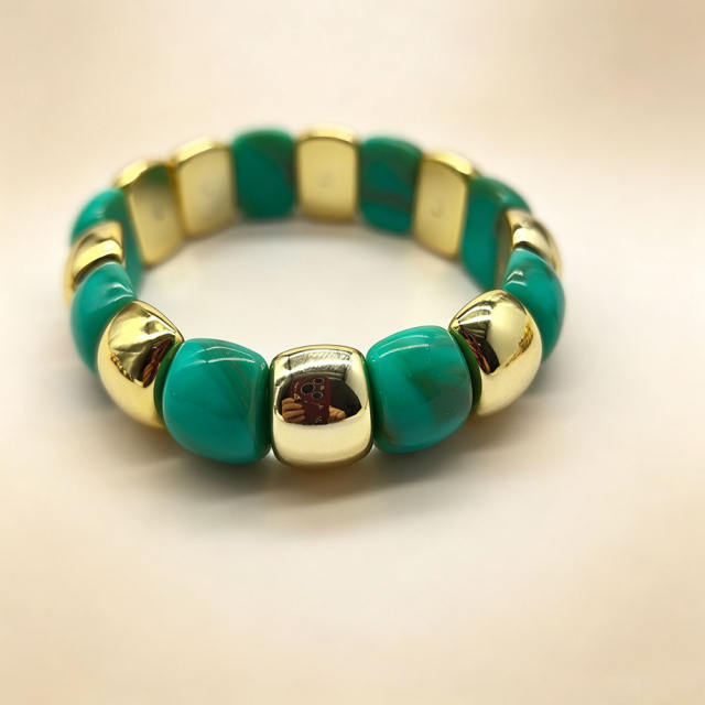 Acrylic Beaded Bracelet Personalized Exaggerated Jewelry for Women
