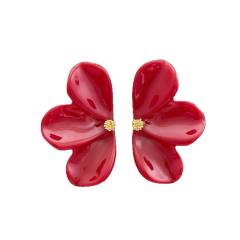 Light Luxury Versatile Resin Flower Earrings