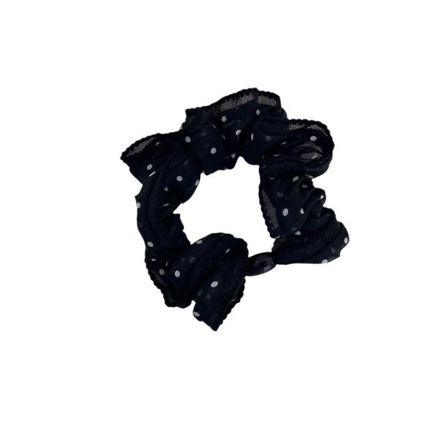 Wave Dot Foundation All-match Hair Rope Girls' Style hair ties for ponytail