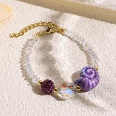Original Crystal Bracelet Dopamine Ceramic Bracelet Bohemian Crystal Bracelet