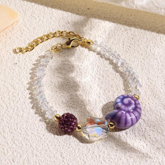 Original Crystal Bracelet Dopamine Ceramic Bracelet Bohemian Crystal Bracelet