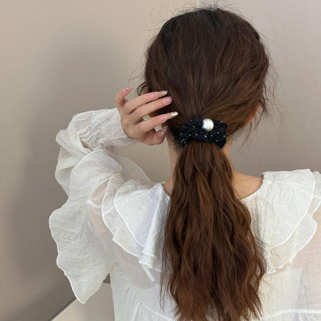 Wave Dot Foundation All-match Hair Rope Girls' Style hair ties for ponytail
