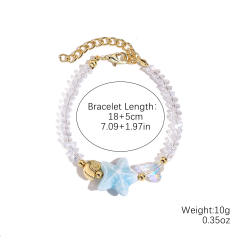 Original Crystal Bracelet Dopamine Ceramic Bracelet Bohemian Crystal Bracelet