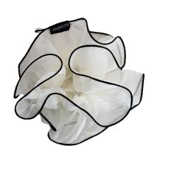 Black organza large hair ties scrunchies