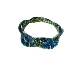 Dopamine Resin Versatile Sequin Multi-Color Women's Bracelet Irregular Geometric Wristband Jewelry