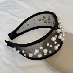 2026 Pearl Gentle Wide-Brimmed Versatile Headband