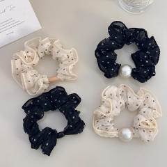 Wave Dot Foundation All-match Hair Rope Girls' Style hair ties for ponytail