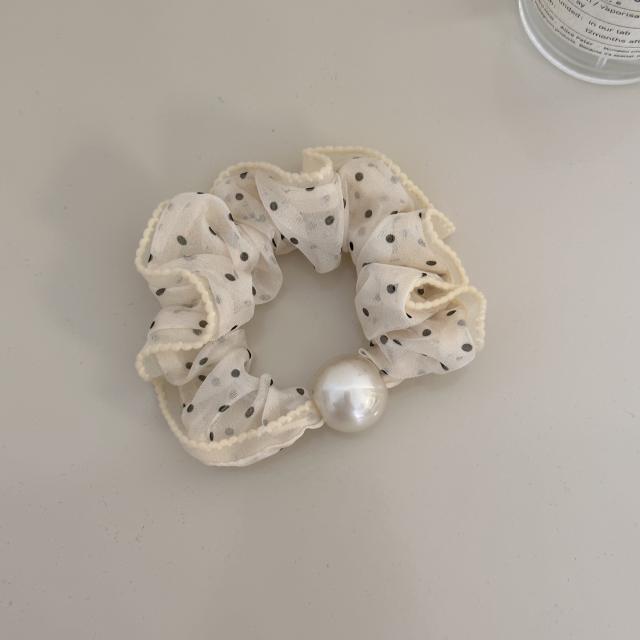 Wave Dot Foundation All-match Hair Rope Girls' Style hair ties for ponytail