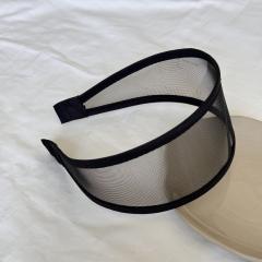 6.5cm black-mesh headband