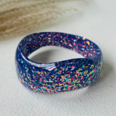 Irregular Dopamine Resin Sequin Women's Bracelet Multi-Color Women's Wristband Jewelry