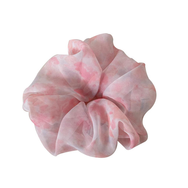 French-Style Gentle Mesh Hair Tie Summer sweet scrunchies