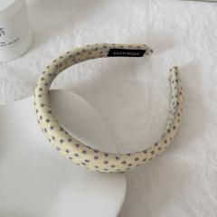 2cm-yellow floral headband
