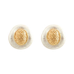 Vintage Grain Pearl Earrings Elegant  gold plated copper earrings