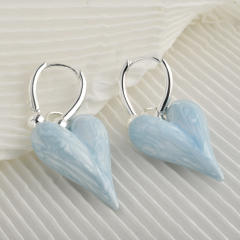 Spring Summer Super Immortal Ear Buckle Sweet heart earrings