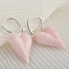 Spring Summer Super Immortal Ear Buckle Sweet heart earrings