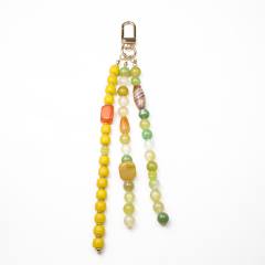 High-End Agate Raw Stone Bag Pendant Bag charms accessory