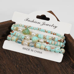 Imitation Natural Stone Bracelet Beaded Bracelet Wholesale Bohemian Bracelet