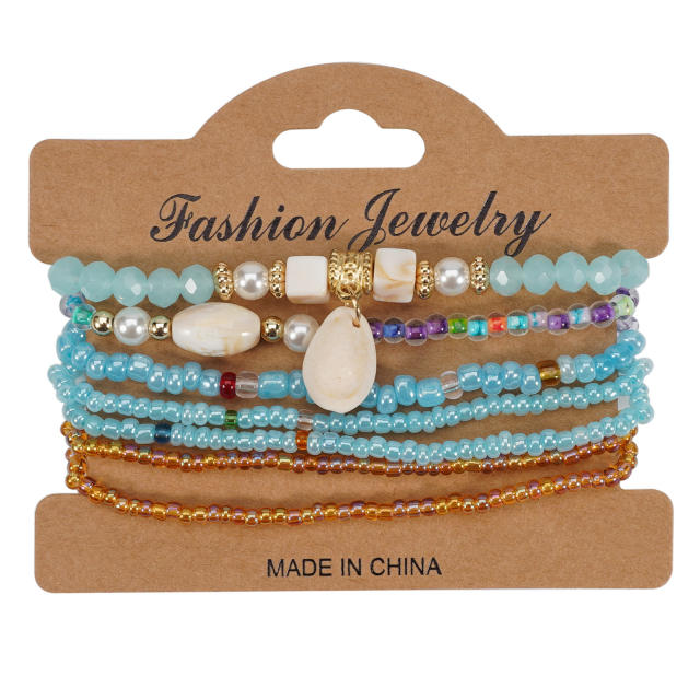 Bohemian Women's Bracelet Shell Pendant Bracelet