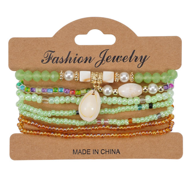 Bohemian Women's Bracelet Shell Pendant Bracelet