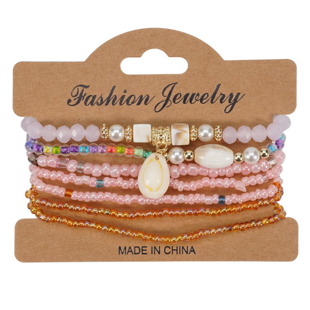 Bohemian Women's Bracelet Shell Pendant Bracelet