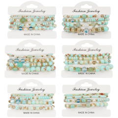 Imitation Natural Stone Bracelet Beaded Bracelet Wholesale Bohemian Bracelet