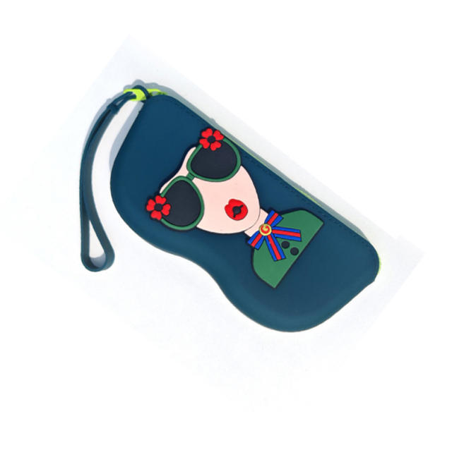 Silicone Glasses Bag Portable Sunglasses Storage Bag Sunglasses Storage Box DIY Glasses Silicone Bag