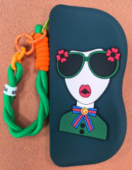 Dark green card sticker (braided rope)