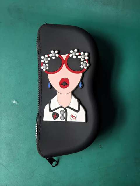 Silicone Glasses Bag Portable Sunglasses Storage Bag Sunglasses Storage Box DIY Glasses Silicone Bag