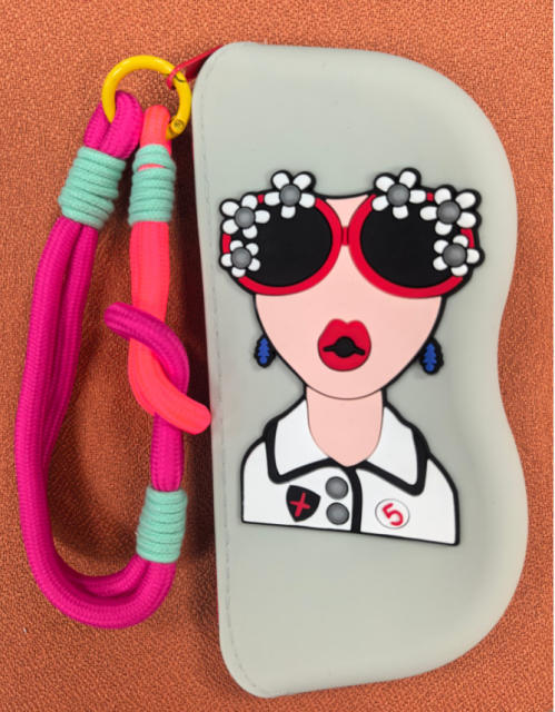 Silicone Glasses Bag Portable Sunglasses Storage Bag Sunglasses Storage Box DIY Glasses Silicone Bag