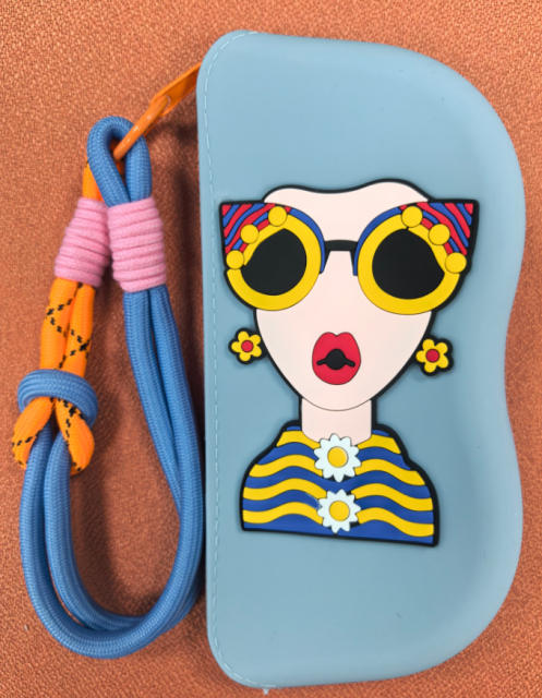 Silicone Glasses Bag Portable Sunglasses Storage Bag Sunglasses Storage Box DIY Glasses Silicone Bag