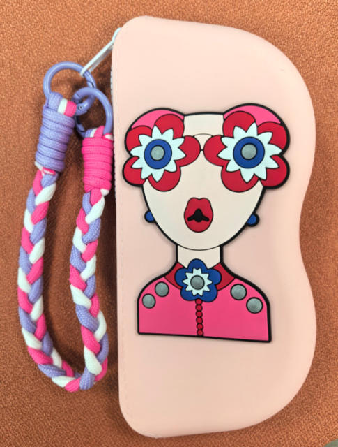 Silicone Glasses Bag Portable Sunglasses Storage Bag Sunglasses Storage Box DIY Glasses Silicone Bag