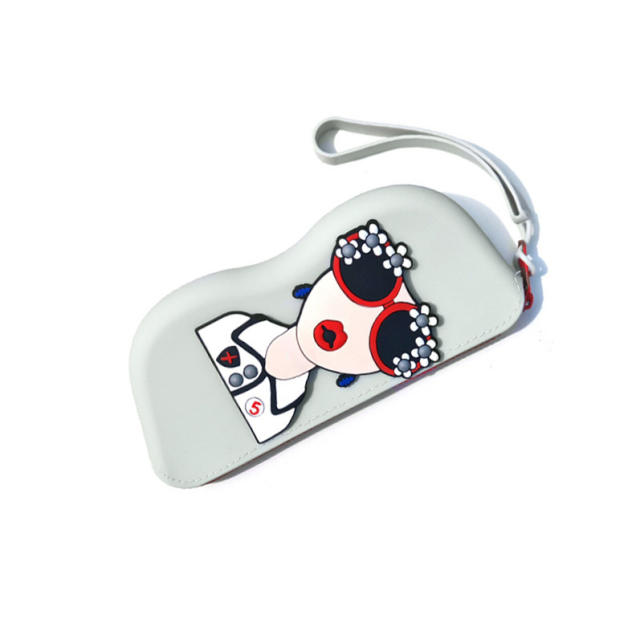 Silicone Glasses Bag Portable Sunglasses Storage Bag Sunglasses Storage Box DIY Glasses Silicone Bag
