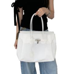 Jelly Bag Transparent Bag Summer New Commuter Tote Bag Medium Size Large Capacity Underarm Bag for Women