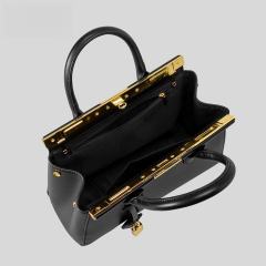 Light Luxury Briefcase Large Capacity Tote Bag for Women Metal Handbag