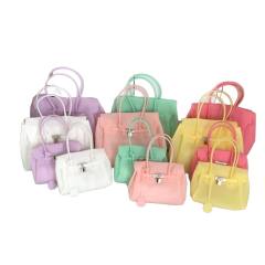 2026 New Jelly Bag Summer Commuter Tote Bag Fashionable Transparent Shoulder Bag Women's Mini Bag