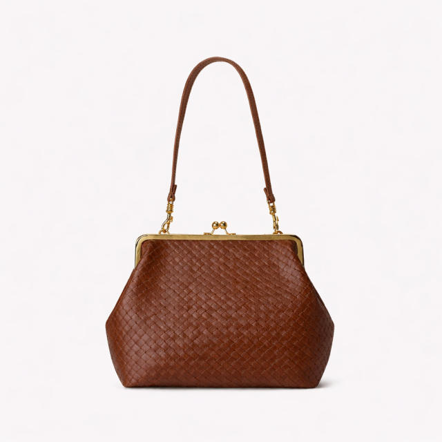 Light Luxury Clip-On Bag Fashionable Tote Bag Large Capacity Handbag