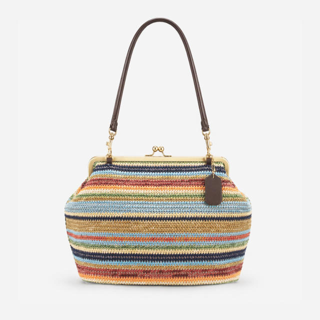 Light Luxury Clip-On Bag Fashionable Tote Bag Large Capacity Handbag