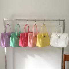 Jelly Bag Transparent Bag Summer New Commuter Tote Bag Medium Size Large Capacity Underarm Bag for Women