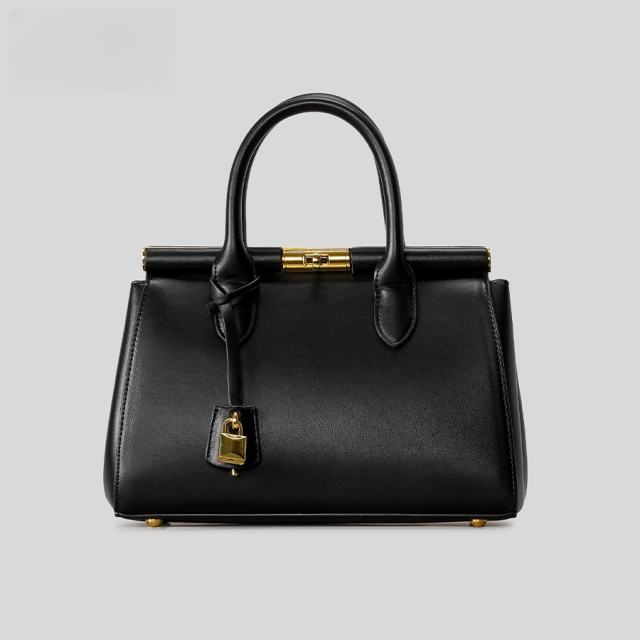 Light Luxury Briefcase Large Capacity Tote Bag for Women Metal Handbag