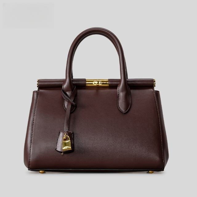 Light Luxury Briefcase Large Capacity Tote Bag for Women Metal Handbag