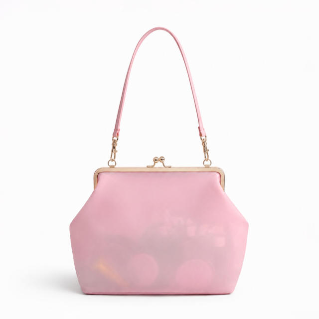 Light Luxury Clip-On Bag Fashionable Tote Bag Large Capacity Handbag