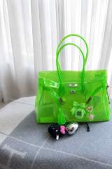 Jelly Bag Transparent Bag Summer New Commuter Tote Bag Medium Size Large Capacity Underarm Bag for Women