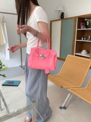 2026 New Jelly Bag Summer Commuter Tote Bag Fashionable Transparent Shoulder Bag Women's Mini Bag