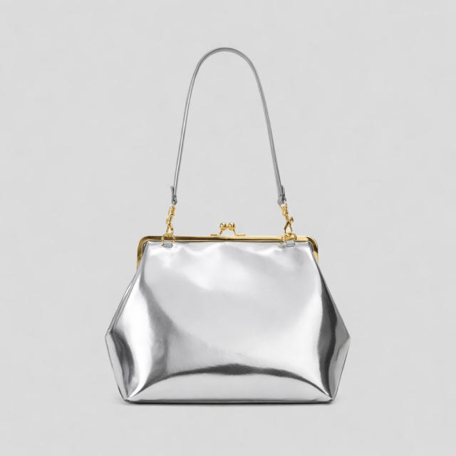 Light Luxury Clip-On Bag Fashionable Tote Bag Large Capacity Handbag