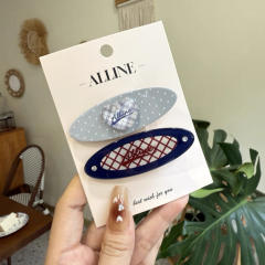 Grey-Blue-Love Duck Clip