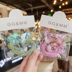 Colorful Children's Hair Rope Hair Band Girls' Hair Accessories Pony Tail rubber bands