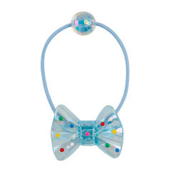 Cute Polka Dot Bow Hair Rope Korean Style Children's Hair Accessories Cartoon Rubber Band