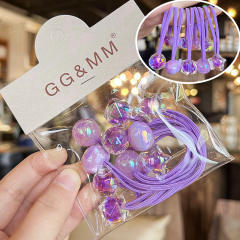 Colorful Children's Hair Rope Hair Band Girls' Hair Accessories Pony Tail rubber bands