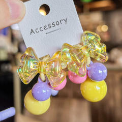 Korean Style Children's Hair Accessories Bell Hair Ties Bow Hair Bands