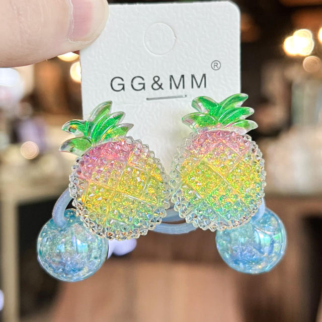 Sugar Fruit Cartoon Hair Rope Girls Hair Accessories Cute Hair Band